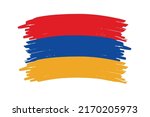 grunge brush stroke flag of... | Shutterstock .eps vector #2170205973