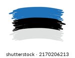 grunge brush stroke flag of... | Shutterstock .eps vector #2170206213