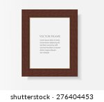 picture frame design.frame with ... | Shutterstock .eps vector #276404453