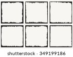 grunge frame.grunge background... | Shutterstock .eps vector #349199186