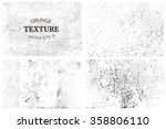 set of grunge textures.vector... | Shutterstock .eps vector #358806110