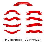set of ribbons.ribbon banner... | Shutterstock .eps vector #384904219