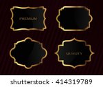 set of vintage labels.retro... | Shutterstock .eps vector #414319789