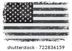 grunge usa flag. vintage... | Shutterstock .eps vector #722836159