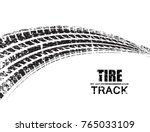 Vector Tire Track Background...