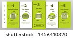 packaging types onboarding... | Shutterstock . vector #1456410320