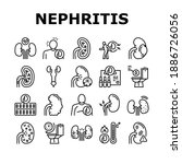 nephritis kidneys collection... | Shutterstock .eps vector #1886726056