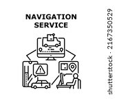 navigation service vector icon... | Shutterstock .eps vector #2167350529