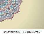 gold background with mandala... | Shutterstock .eps vector #1810286959