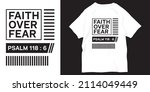 faith over fear bible... | Shutterstock .eps vector #2114049449