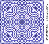 portuguese ornamental azulejo... | Shutterstock .eps vector #1631233549