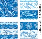Set Of Seamless Patterns With...