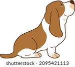 simple and adorable outlined... | Shutterstock .eps vector #2095421113
