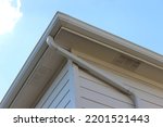 Small photo of Gutter guard system at a residential house in Frisco, Texas