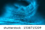 a whirlwind of luminous... | Shutterstock . vector #1538715209