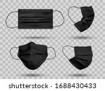black mockup protective face... | Shutterstock .eps vector #1688430433
