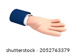 vector cartoon outstretched... | Shutterstock .eps vector #2052763379