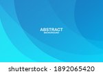 abstract blue liquid wave... | Shutterstock .eps vector #1892065420