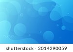 abstract blue wave background.... | Shutterstock .eps vector #2014290059