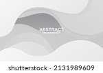 abstract white and gray wave... | Shutterstock .eps vector #2131989609