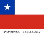 copy of the flag of chile | Shutterstock .eps vector #1621666519