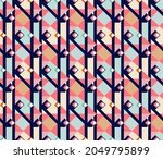 geometric pattern in pretty... | Shutterstock .eps vector #2049795899