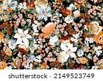 floral liberty pattern. small... | Shutterstock .eps vector #2149523749