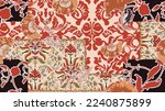  Printed Patchwork Pattern With ...