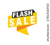 flash sale banner template... | Shutterstock .eps vector #1781426933