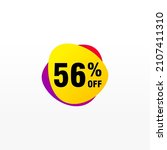 56 discount  sales vector... | Shutterstock .eps vector #2107411310