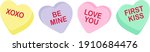 candy heart sayings ... | Shutterstock .eps vector #1910684476