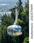 Small photo of A photo of the Portland Aerial Tram transporting riders to a hilltop in Portland Oregon.
