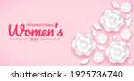 international women's day paper ... | Shutterstock .eps vector #1925736740