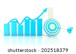 business target concept ... | Shutterstock . vector #202518379