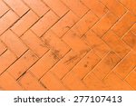 closeup terracotta ceramic... | Shutterstock . vector #277107413