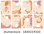 vector set of abstract royal... | Shutterstock .eps vector #1830219320