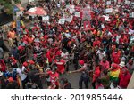 Small photo of ACCRA, August 4, 2021 - Ghanaians march to protest against the government. Fix The Country. Protestors in Ghana.
