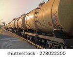 The Train Tanks With Oil And...