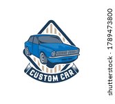 car repair logo template. car... | Shutterstock .eps vector #1789473800