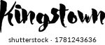capital city name " kingstown  "... | Shutterstock .eps vector #1781243636