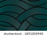 abstract dynamic wavy line... | Shutterstock .eps vector #1851003940