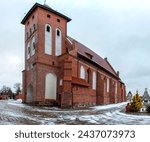 Small photo of Kircha Arnau (St. Katharine's Church). On the territory of the convent of St. Catherine. Village of Rodniki (formerly Arnau), Kaliningrad region. Russia