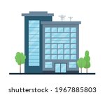 modern city building exterior.... | Shutterstock .eps vector #1967885803