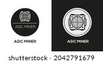 creative  asic miner  icon ... | Shutterstock .eps vector #2042791679