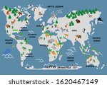 great world map animals and... | Shutterstock . vector #1620467149