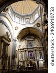 Small photo of Mexico City – Dec 1, 2022 – Detail of the Sagrario Metropolitano (Metropolitan Tabernacle), situated to the right of the Metropolitan Cathedral, serving as the place for the reservation and communion