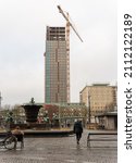 Small photo of Clarion Hotel Draken at Jarntorget under construction.