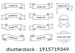 vintage style ribbon... | Shutterstock .eps vector #1915719349