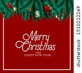 merry christmas and happy new... | Shutterstock .eps vector #1510212269