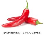 Chili pepper isolated on a...